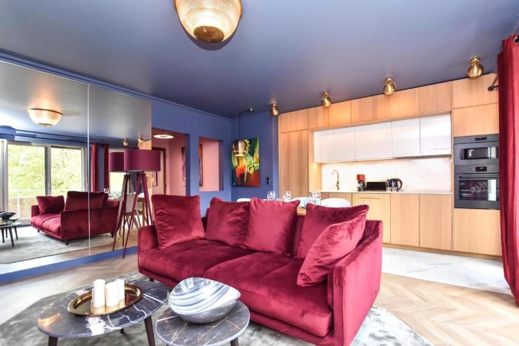 Luxury Paris La Vie En Rose Jacuzzi Terrasse Parking 아파트 외부 사진